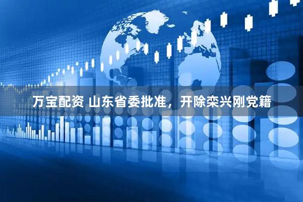 万宝配资 山东省委批准，开除栾兴刚党籍